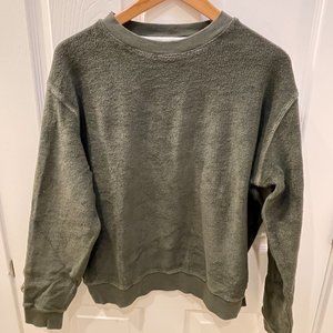 Armor-Lux men's terry cloth crewneck sweatshirt